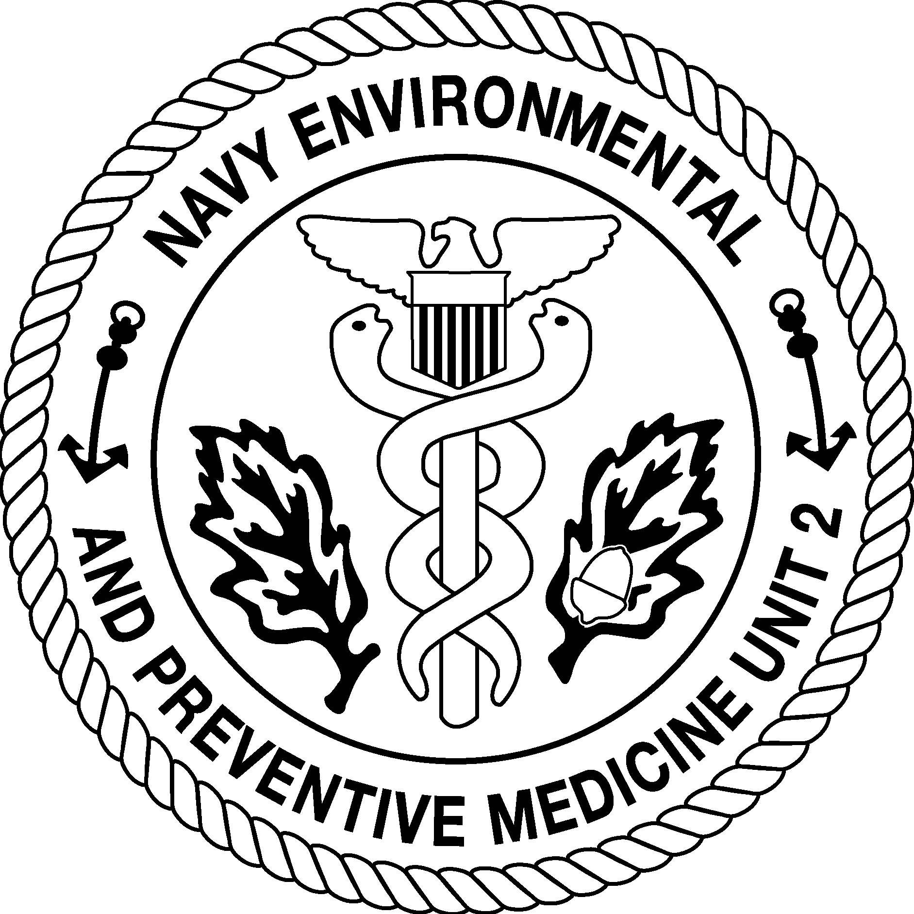 Navy Environmental And Preventive Medicine Unit 2 Logo Vector Logo
